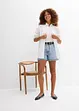 Jeans-Shorts High Waist, Low Stretch, bonprix