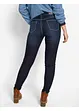 Slim Jeans Mid Waist, Kontrastnähte, bonprix