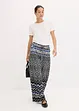 Pantalon large en viscose fluide, bonprix