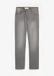 Jean droit taille mi-haute, extensible, bonprix