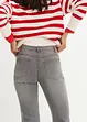 Jean droit taille mi-haute, extensible, bonprix