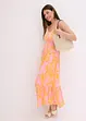 Robe imprimée en viscose à fines bretelles, bonprix