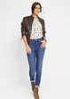 Jean slim taille mi-haute, extensible, bonprix