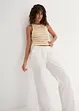 Leinen-Hose mit weitem Bein, bonprix