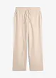 Leinen-Hose mit weitem Bein, bonprix
