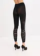 Leggings mit Komfortbündchen und Lochstickerei 80 DEN, bonprix