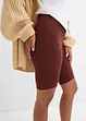 High-Waist-Radler aus Rippjersey, bonprix
