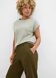 Pantalon en jersey texturé, bonprix