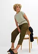 Pantalon en jersey texturé, bonprix