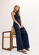 Jersey-Jumpsuit mit Laser-Cut Outs, bonprix