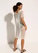 Robe de plage en viscose aspect crochet, bonprix