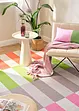 Coussin bicolore, imprimé color-block, bonprix