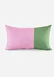 Coussin bicolore, imprimé color-block, bonprix