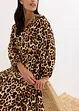 Robe-tunique imprimée en crêpe texturé, bonprix