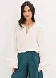 Blouse bohème en  fine viscose mélangée, bonprix