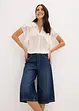 Jeans-Bermuda Mid Waist, Low Stretch, bonprix