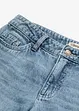 Wide-Leg-Jeans Mid Waist, Low Stretch Full Length, bonprix