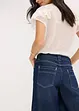 Jeans-Bermuda Mid Waist, Low Stretch, bonprix