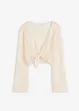 Transparente Strand Ajour-Strickjacke, bonprix