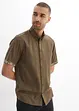Chemise manches courtes en viscose, slim, bonprix