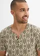 Henleyshirt aus reiner Baumwolle, bonprix