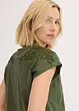 T-shirt avec détails au crochet, bonprix