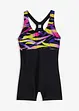 Schnelltrocknender Sport-Badeanzug mit Bein, bonprix