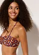 Bandeau-Bikinioberteil mit abnehmbaren Trägern, bonprix