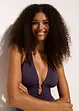 Maillot 1 pièce à décolleté plongeant, bonprix