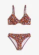 Bikini à armatures (ens. 2 pces.) échancrure haute, bonprix