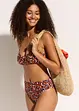 Bas de bikini taille haute, échancré, bonprix