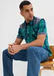 Kurzarmhemd mit Denim-Besatz, bonprix
