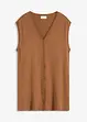 Gilet long en fine maille, bonprix