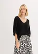 Pull en maille ajourée, bonprix
