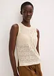 Ajour Stricktop mit metallisierenden Fasern, bonprix
