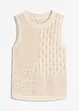 Ajour Stricktop mit metallisierenden Fasern, bonprix
