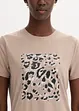 T-shirt à imprimé léopard, bonprix