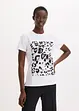T-Shirt mit Leoprint, bonprix