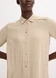 Hemdblusenkleid mit Leiterspitze, bonprix