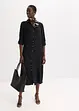 Hemdblusenkleid mit Leiterspitze, bonprix