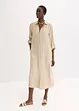 Hemdblusenkleid mit Leiterspitze, bonprix
