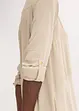 Hemdblusenkleid mit Leiterspitze, bonprix