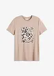 T-shirt à imprimé léopard, bonprix