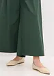 Pantalon en popeline de coton et ceinture (ens. 2 pces), bonprix