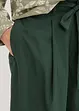 Pantalon en popeline de coton et ceinture (ens. 2 pces), bonprix