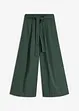 Pantalon en popeline de coton et ceinture (ens. 2 pces), bonprix