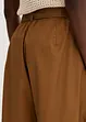 Hose aus Baumwoll-Popeline und Gürtel (2-tlg.Set), bonprix