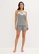 Pyjashort avec bordure dentelle, bonprix