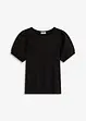 Jerseyshirt mit Ärmeln aus Baumwollpopeline, bonprix