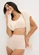 Slip sculptant invisible 100% coton, maintien léger, bonprix